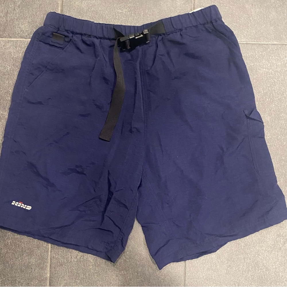 Navy Blue Men's Cargo style  Hiking Shorts L